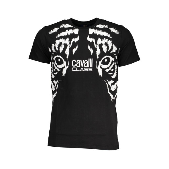 Black Cotton T-Shirt CA-28628 Black Cotton T-Shirt CA-28628