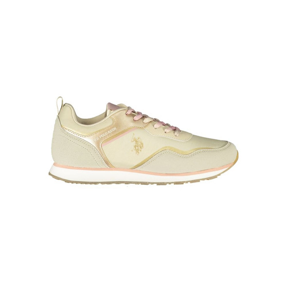 Beige Polyester Sneaker US-23549 Beige Polyester Sneaker US-23549
