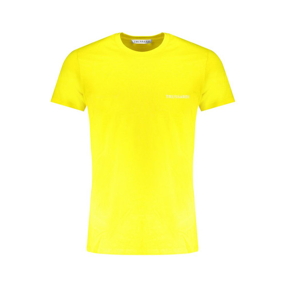 Trussardi Yellow Cotton T-Shirt Trussardi Yellow Cotton T-Shirt