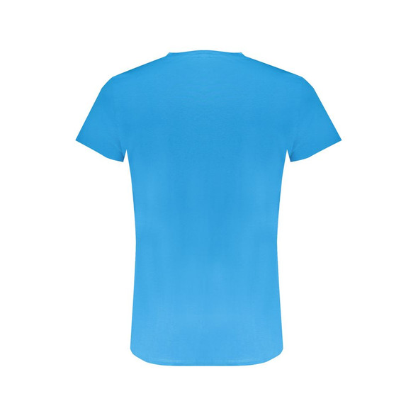 Trussardi Light Blue Cotton Men T-Shirt TR-30156 Trussardi Light Blue Cotton Men T-Shirt TR-30156