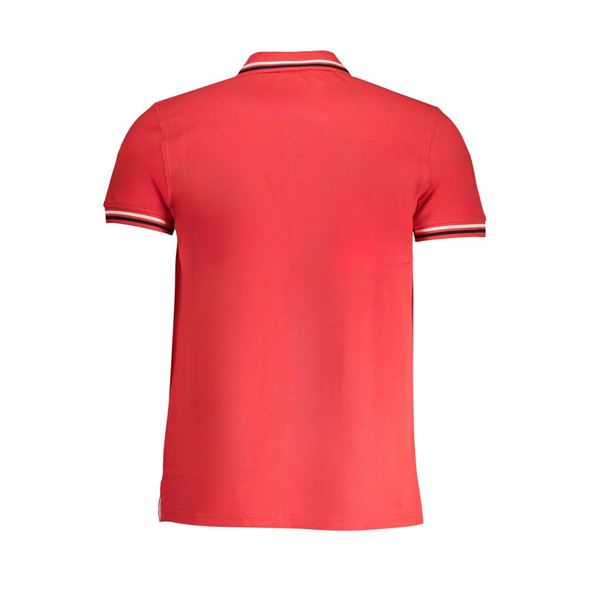 Red Cotton Polo Shirt CA-30277 Red Cotton Polo Shirt CA-30277
