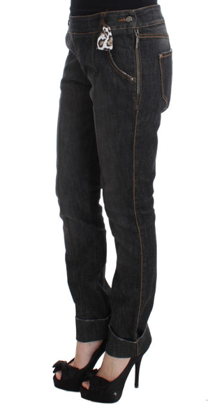 Gray Cotton Slim Fit Denim Jeans Gray Cotton Slim Fit Denim Jeans