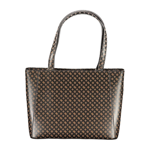 Guess Jeans Brown Polyethylene Handbag GU-30897 Guess Jeans Brown Polyethylene Handbag GU-30897