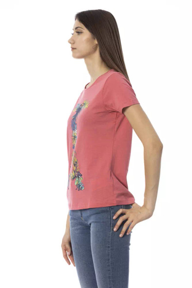 Chic Fuchsia Short Sleeve Fashion Tee Chic Fuchsia Short Sleeve Fashion Tee