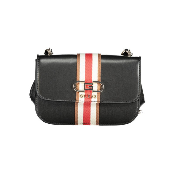 Guess Jeans Black Polyethylene Handbag GU-30678 Guess Jeans Black Polyethylene Handbag GU-30678