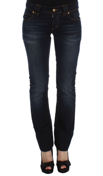 John Galliano Blue Wash Cotton Slim Fit Jeans John Galliano Blue Wash Cotton Slim Fit Jeans