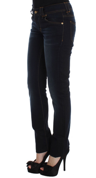 John Galliano Blue Wash Cotton Slim Fit Jeans John Galliano Blue Wash Cotton Slim Fit Jeans