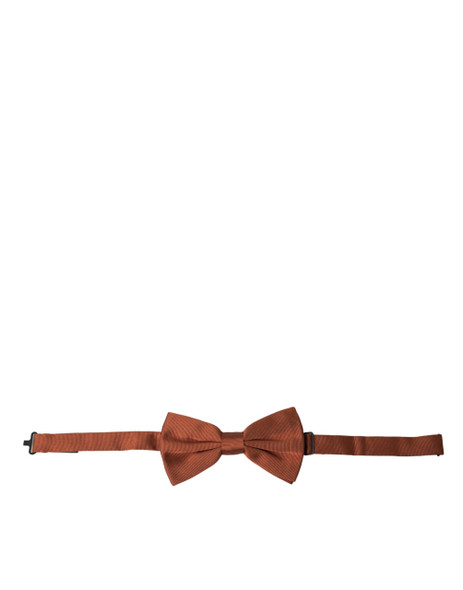 Brown Silk Adjustable Neck Men Bow Tie Brown Silk Adjustable Neck Men Bow Tie