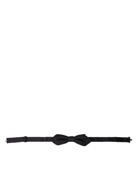 Black Silk Adjustable Neck Men Bow Tie FT3837 Black Silk Adjustable Neck Men Bow Tie FT3837