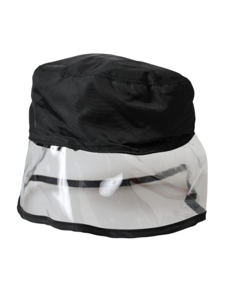 Black Polyester Plastic Bucket Hat Men Black Polyester Plastic Bucket Hat Men