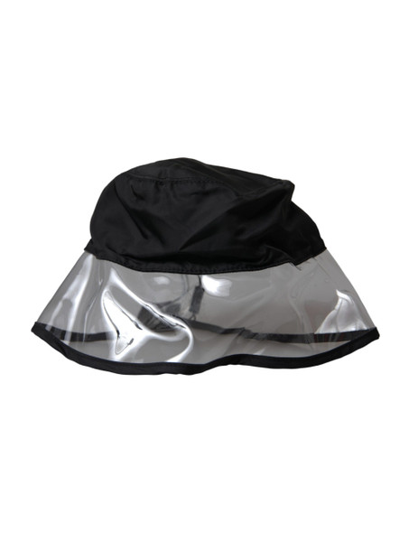 Black Polyester Plastic Bucket Hat Men Black Polyester Plastic Bucket Hat Men