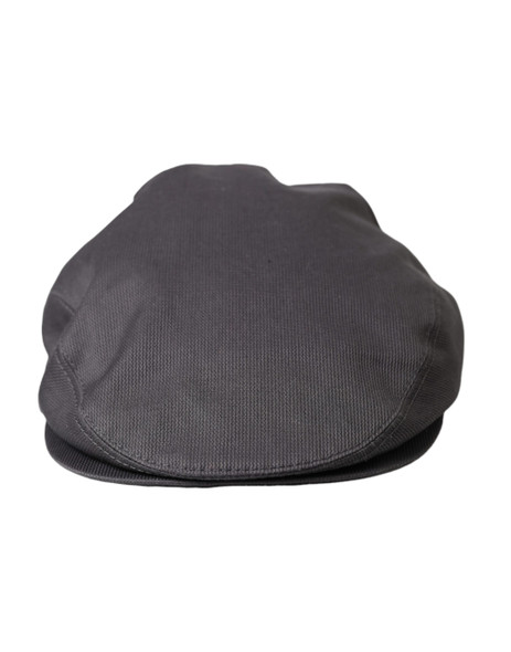 Dolce & Gabbana Gray Cotton Cloth Newsboy Hat Men Dolce & Gabbana Gray Cotton Cloth Newsboy Hat Men