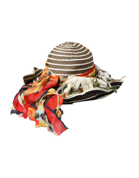 Multicolor Fantasy Wide Brim Floppy Hat HAT9529 Multicolor Fantasy Wide Brim Floppy Hat HAT9529