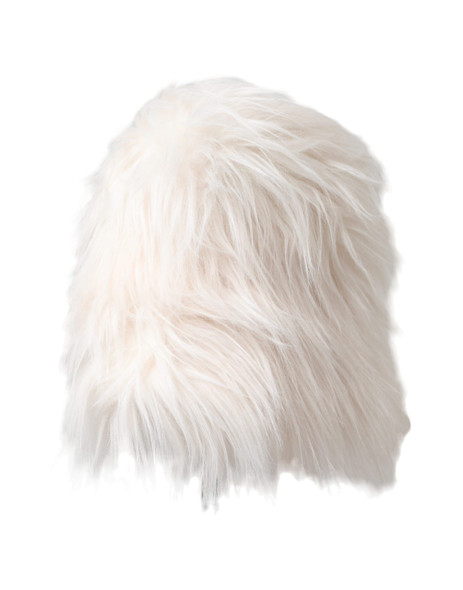 Dolce & Gabbana White Acrylic Fur Womens Bucket Hat Dolce & Gabbana White Acrylic Fur Womens Bucket Hat