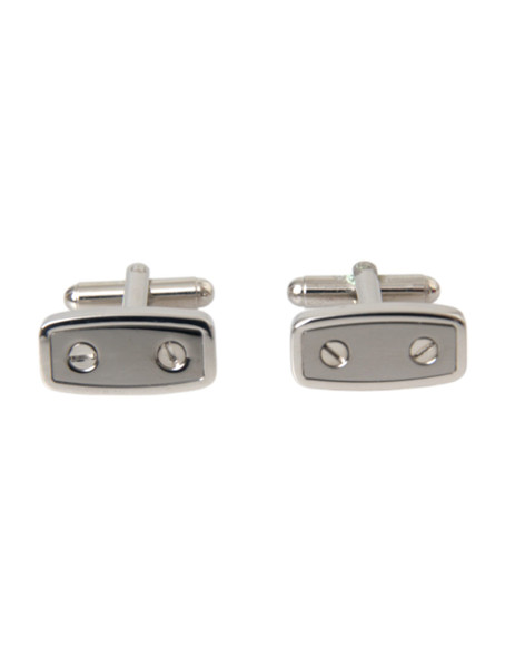 Silver Plated Metal Brass Pin Men Cufflinks Silver Plated Metal Brass Pin Men Cufflinks