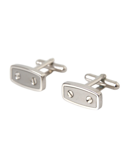 Silver Plated Metal Brass Pin Men Cufflinks Silver Plated Metal Brass Pin Men Cufflinks
