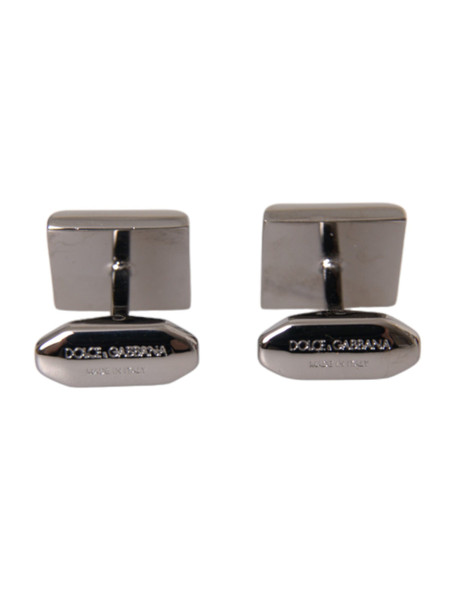 Silver Plated Brass Pin Crystal Cufflinks Silver Plated Brass Pin Crystal Cufflinks