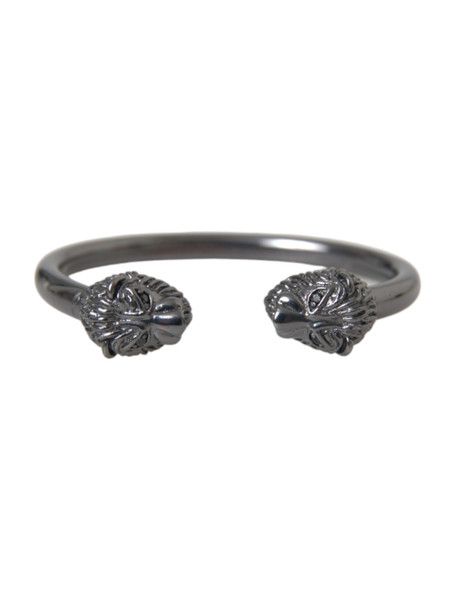 Black Rhodium Lion Bangle Bracelet Women Black Rhodium Lion Bangle Bracelet Women