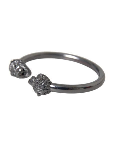 Black Rhodium Lion Bangle Bracelet Women Black Rhodium Lion Bangle Bracelet Women