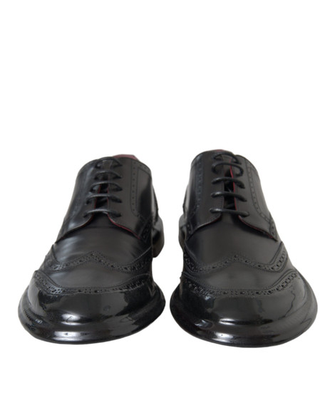 Black Leather Oxford Wingtip Formal Men Shoes Black Leather Oxford Wingtip Formal Men Shoes