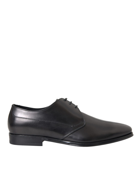 Black Leather Derby Formal Dress Men Shoes Black Leather Derby Formal Dress Men Shoes