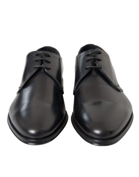 Black Leather Derby Formal Dress Men Shoes Black Leather Derby Formal Dress Men Shoes