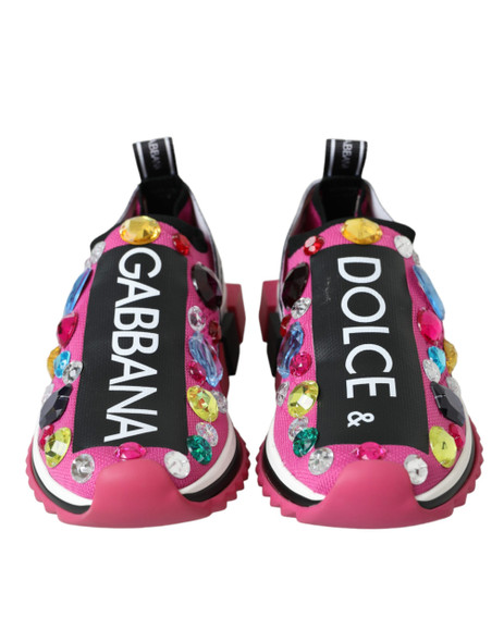Pink Sorrento Crystals Sneakers Shoes Pink Sorrento Crystals Sneakers Shoes