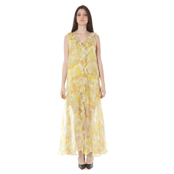 Yellow Polyester Dress Yellow Polyester Dress
