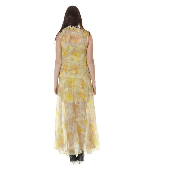 Yellow Polyester Dress Yellow Polyester Dress