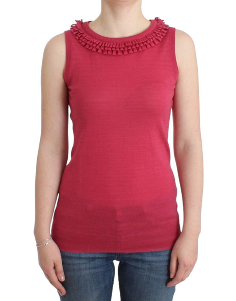 John Galliano Pink wool knit top John Galliano Pink wool knit top