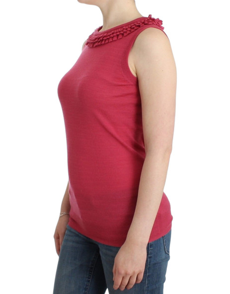 John Galliano Pink wool knit top John Galliano Pink wool knit top