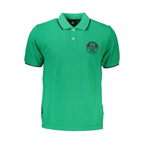 Green Cotton Polo Shirt NO-27272 Green Cotton Polo Shirt NO-27272