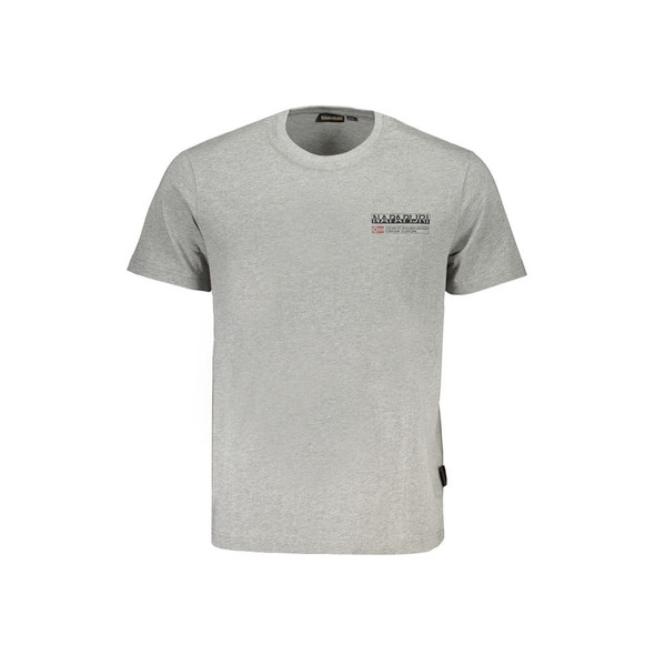 Napapijri Brown Cotton Men T-Shirt Napapijri Brown Cotton Men T-Shirt