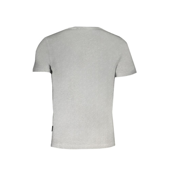 Napapijri Brown Cotton Men T-Shirt Napapijri Brown Cotton Men T-Shirt