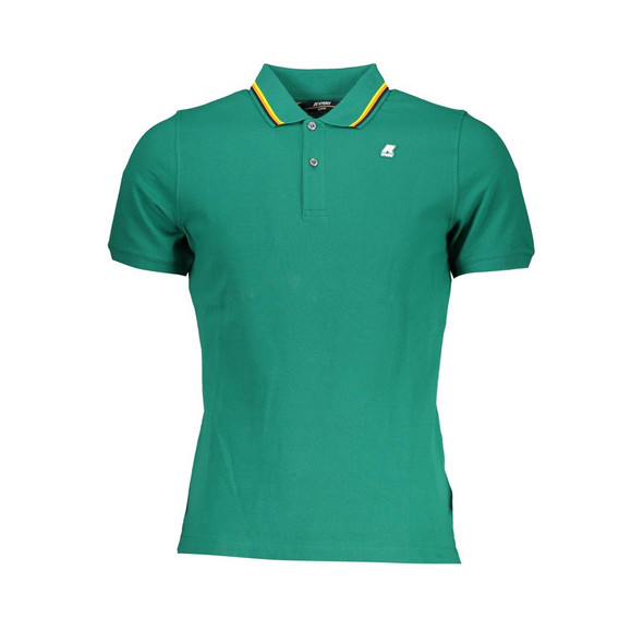Green Cotton Polo Shirt KW-28777 Green Cotton Polo Shirt KW-28777