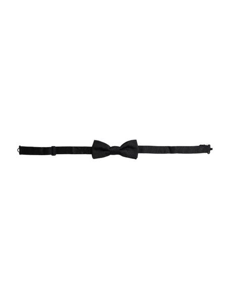 Black Silk Adjustable Neck Men Bow Tie FT3922 Black Silk Adjustable Neck Men Bow Tie FT3922