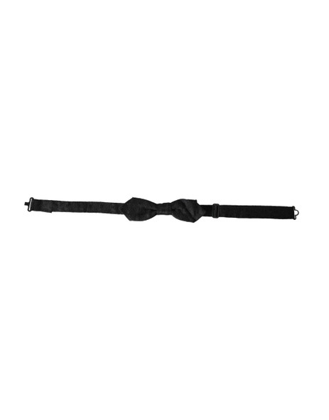 Black Silk Fantasy Adjustable Neck Men Bow Tie Black Silk Fantasy Adjustable Neck Men Bow Tie