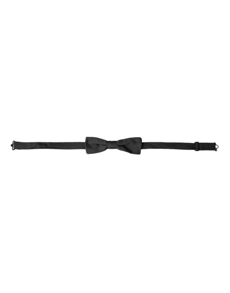 Black Silk Adjustable Neck Men Bow Tie FT3926 Black Silk Adjustable Neck Men Bow Tie FT3926