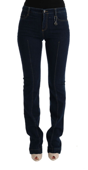 Blue Cotton Bootcut Flared Jeans Blue Cotton Bootcut Flared Jeans