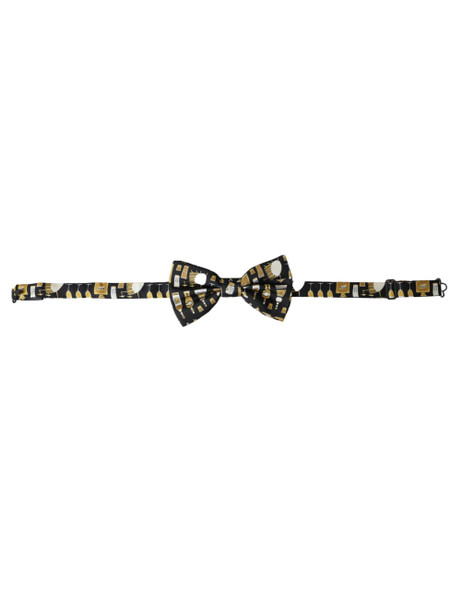 Black Silk Cocktail Adjustable Neck Men Bow Tie Black Silk Cocktail Adjustable Neck Men Bow Tie