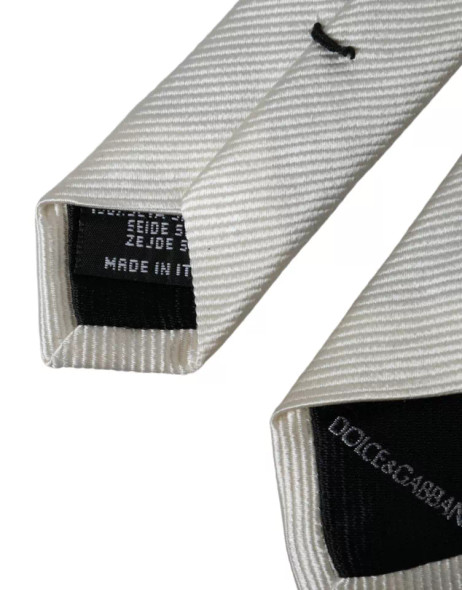 White Solid 100% Silk Adjustable Tie White Solid 100% Silk Adjustable Tie