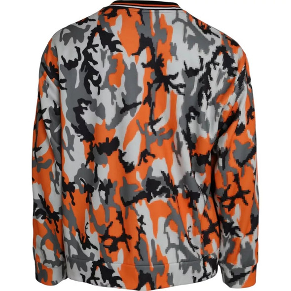 Dolce & Gabbana Multicolor Camouflage Crew Neck Pullover Sweater Dolce & Gabbana Multicolor Camouflage Crew Neck Pullover Sweater