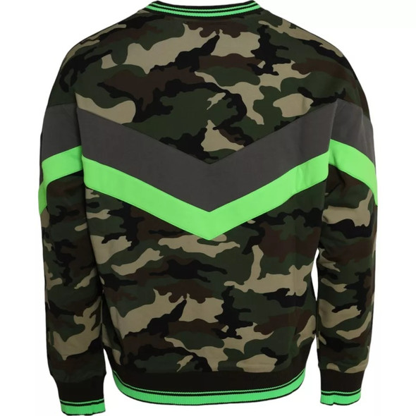 Dolce & Gabbana Multicolor Camouflage Sweatshirt Sweater TSH86428 Dolce & Gabbana Multicolor Camouflage Sweatshirt Sweater TSH86428