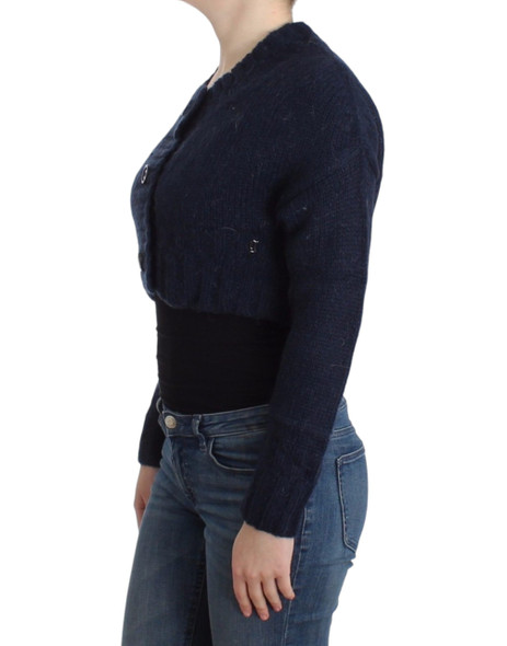 John Galliano Blue cropped cardigan John Galliano Blue cropped cardigan