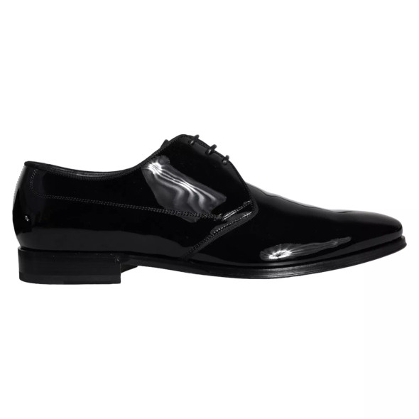 Black Calfskin Leather Derby Men Dress Shoes Black Calfskin Leather Derby Men Dress Shoes
