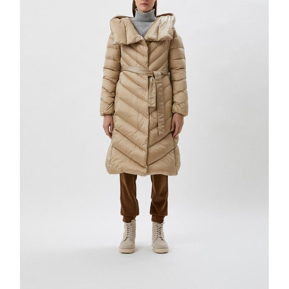 Beige Polyamide Jackets & Coat AD-13454 Beige Polyamide Jackets & Coat AD-13454