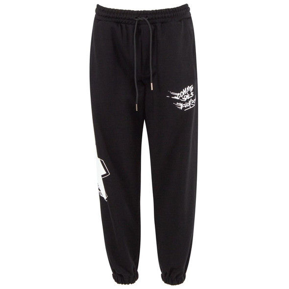 Comme Des Fuckdown Black Cotton Men Sweatpant Comme Des Fuckdown Black Cotton Men Sweatpant