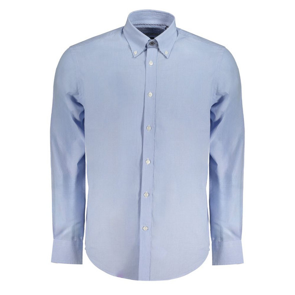 Light Blue Cotton Men Shirt HA-31537 Light Blue Cotton Men Shirt HA-31537