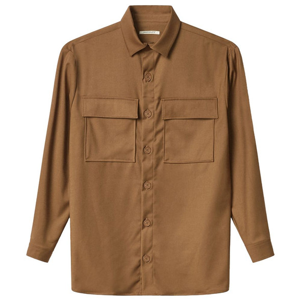 Brown Polyester Shirt Brown Polyester Shirt