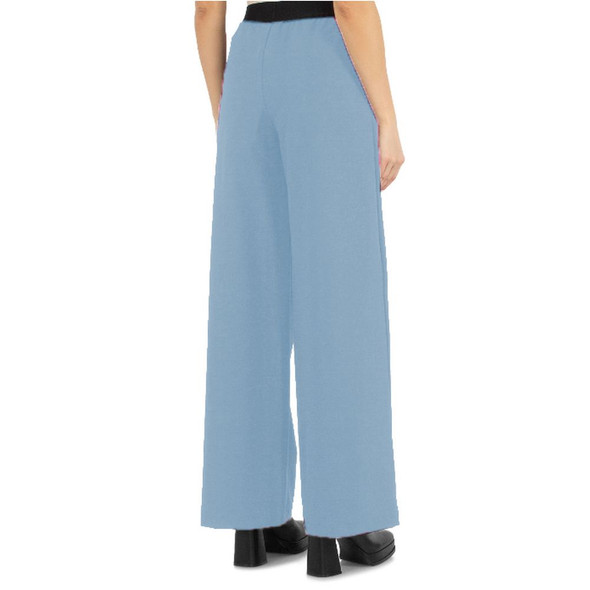 Comme Des Fuckdown Light Blue Polyester Women Palazzo Pants Comme Des Fuckdown Light Blue Polyester Women Palazzo Pants